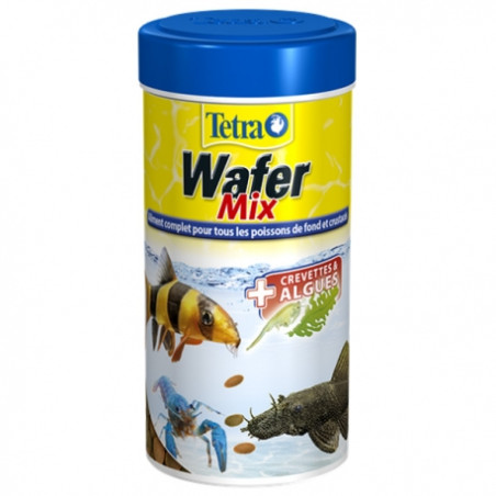 Nourriture pour poissons & crabes carnivores & herbivore Wafermix 100mL - TETRAMIN - AQN301