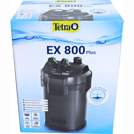 Filtre extérieur EX 800 Plus pour aquarium 100-300L Bleu - TETRA TECH - AQC110