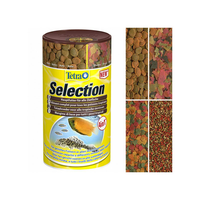 Aliment complet pour poisson Selection 250mL - TETRAMIN - AQN49