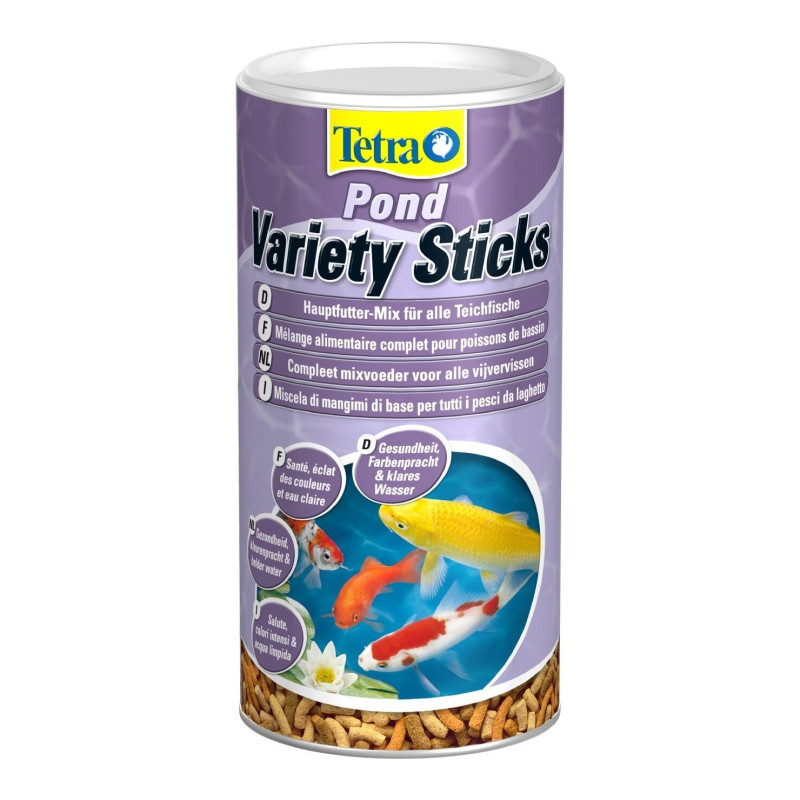 Aliment complet pour poissons de bassin de jardin Variety Sticks 1L - TETRA POND - AQN58