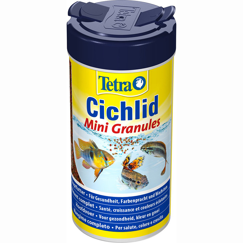 Aliment pour poissons d'ornement Cichlid Mini Granulés 250mL - TETRAMIN - AQN173