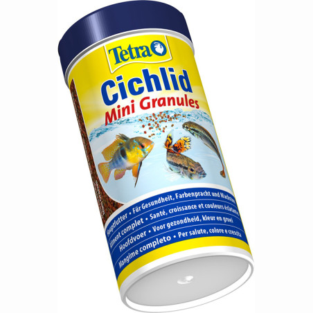 Aliment pour poissons d'ornement Cichlid Mini Granulés 250mL - TETRAMIN - AQN173