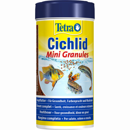Aliment pour poissons d'ornement Cichlid Mini Granulés 250mL - TETRAMIN - AQN173