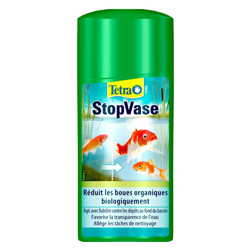 Traitement de l'eau de bassin réducteur biologique de boues Stop Vase 500mL - TETRA POND - AQV85