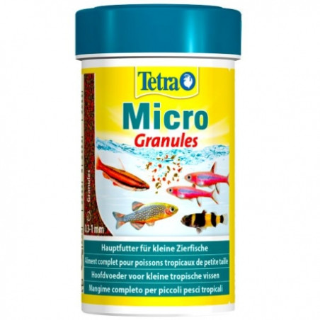 Aliment pour poissons Microfood Granulés 100mL - TETRAMIN - AQN15