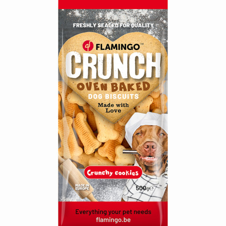 Friandises pour chien Crunch Biscuit Maxi Os 500g - FLAMINGO - FLA501338
