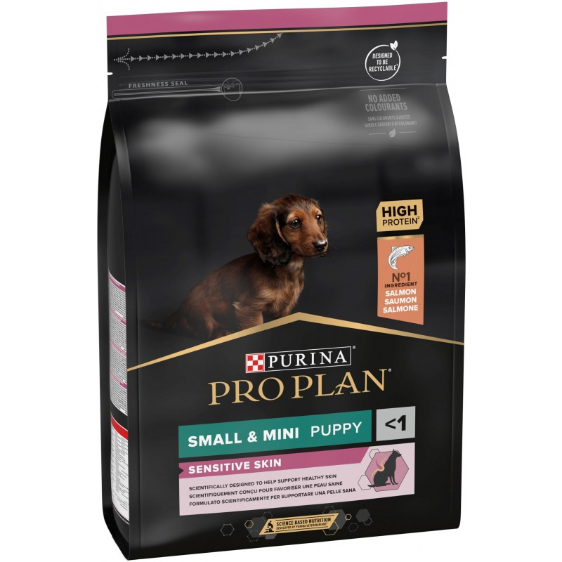 Croquettes chiot small & mini saumon 3kgs - PRO PLAN - WSMPUSA3