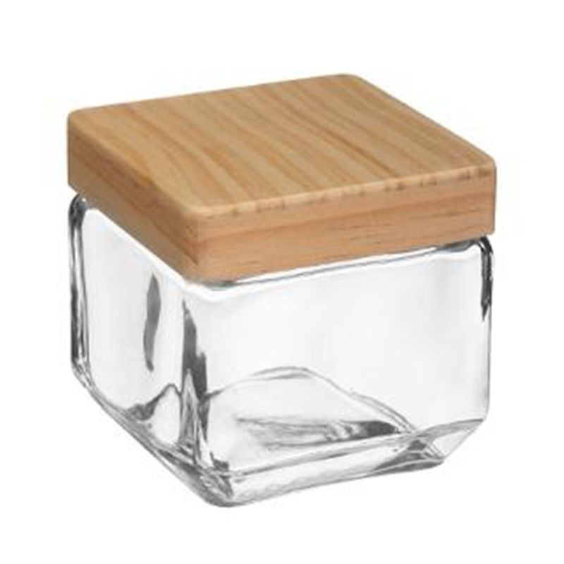 Bocal Verre Carré + Pin 0,85 L