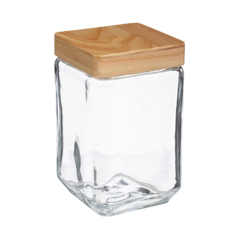 Bocal Verre Carré + Pin 1,7 L