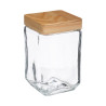 Bocal Verre Carré + Pin 1,7 L