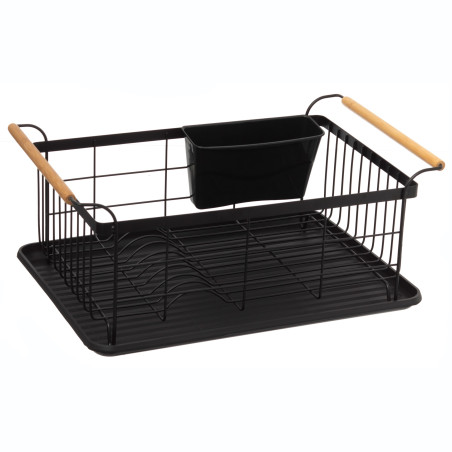 Egouttoir à vaisselle en Métal Blackwood Noir