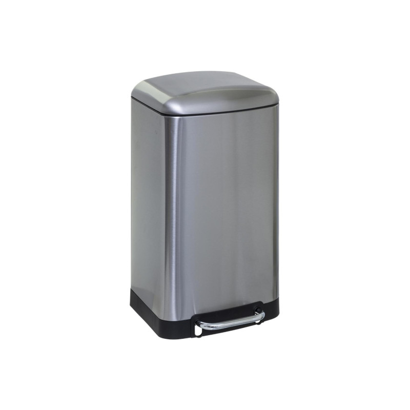 Poubelle à pédale Ariane en métal 30L Argent - 5FIVE SIMPLY SMART