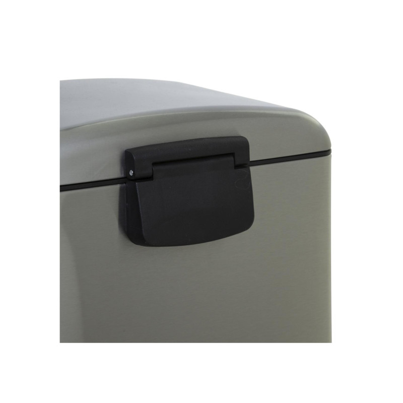 Poubelle à pédale Ariane en métal 30L Argent - 5FIVE SIMPLY SMART