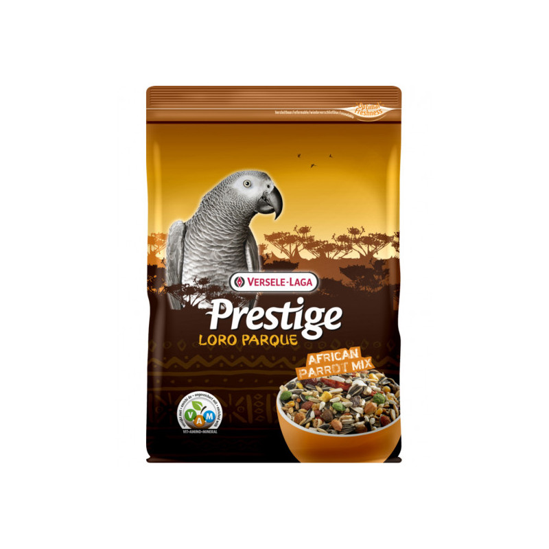Mélange de graines granulés pour Perroquets Afrique Prestige Loro Parque 1kg - LORO - ONP935