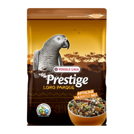 Mélange de graines granulés pour Perroquets Afrique Prestige Loro Parque 1kg - LORO - ONP935