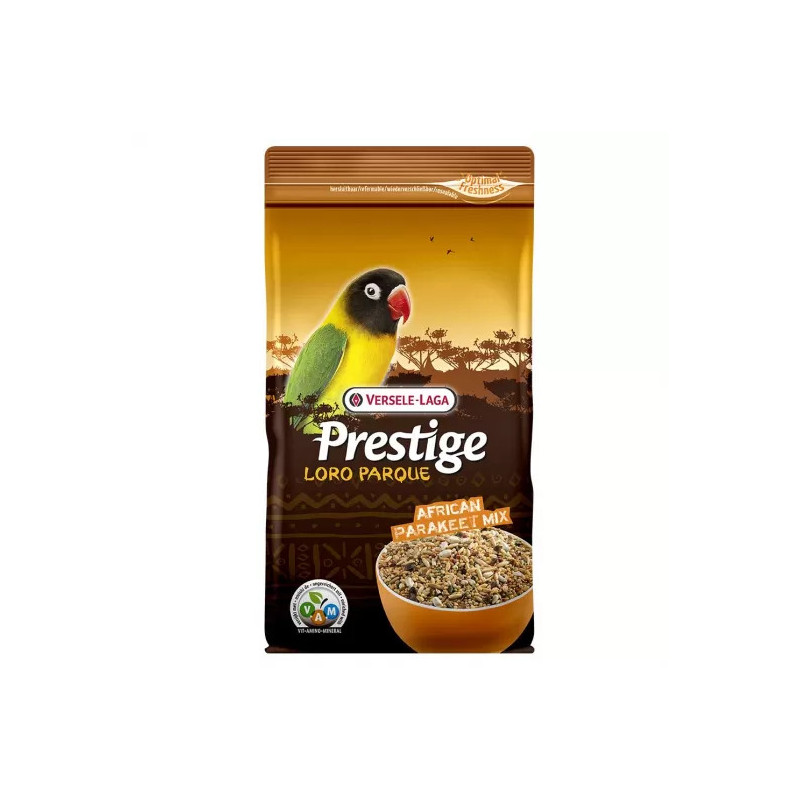 Mélange de graines granulés pour Perruches Africaines Prestige Loro Parque 1kg – LORO - ONP934