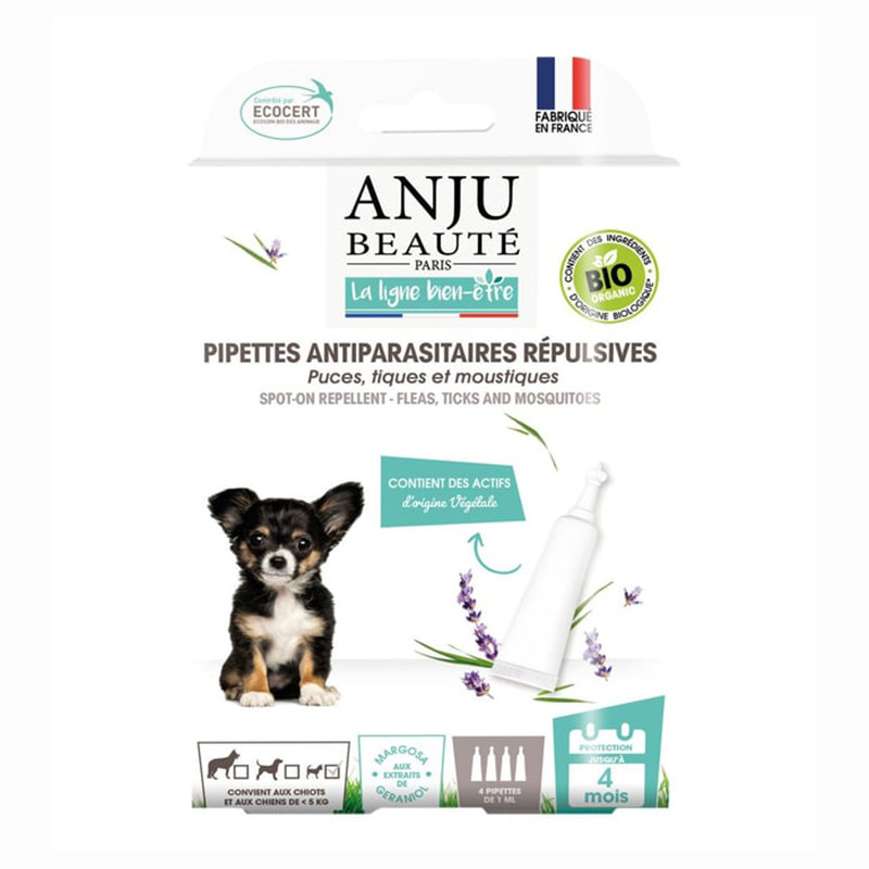Pipette insectifuge pour petit chien bio - ANJU - ANJB34B