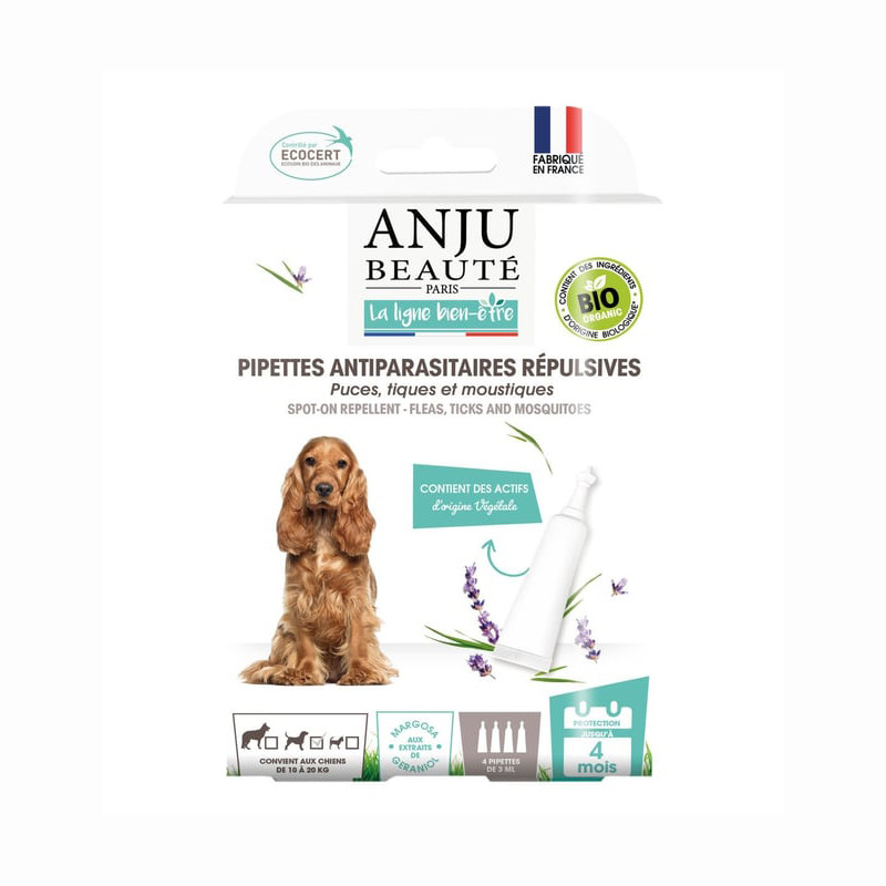 Pipette insectifuge pour grand chien bio - ANJU - ANJB36B
