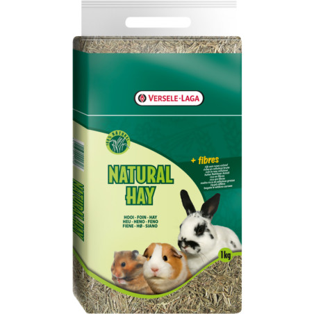 Foin pour rongeurs Natural Hay 1 kg - VERSELE LAGA - HA7