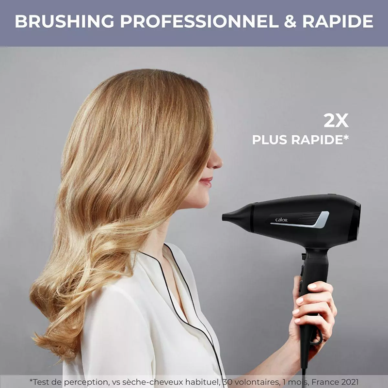 Sèche-cheveux Pro Expert Power Style 2100 W Noir - CALOR - CV8820CO