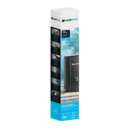 Réservoir d'eau de pluie pliable 250 litres