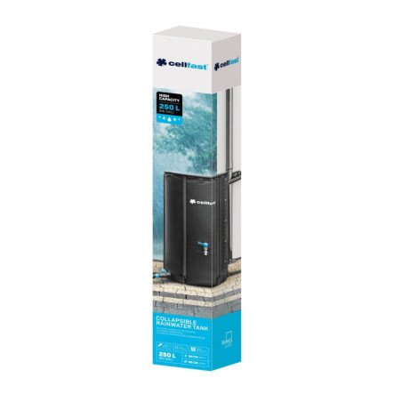 Réservoir d'eau de pluie pliable 250 litres