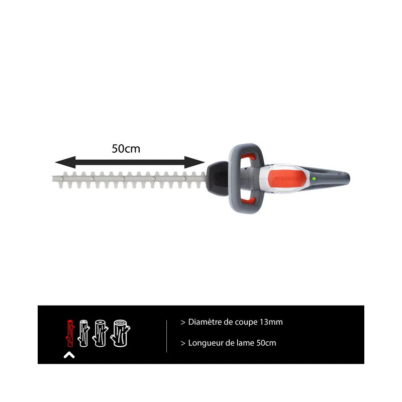 Taille-haie électrique 500W L.50 cm - STERWINS