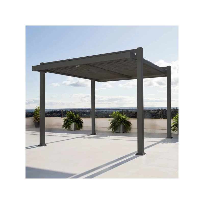 Pergola bioclimatique autoportante Odyssea aluminium