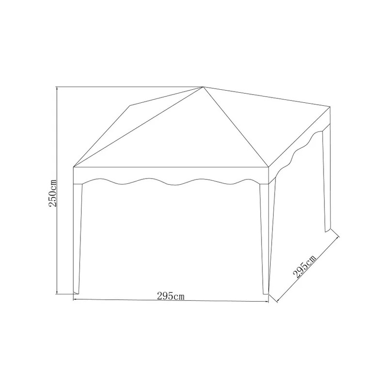 Tente Basic Picosteel Blanc