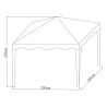 Tente Basic Picosteel Blanc