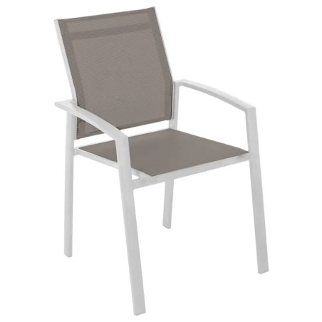 Fauteuil de jardin - HESPERIDE - Gris clair