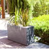 Jardinière Muret VOLCANIA Décor Pierre - 116 L