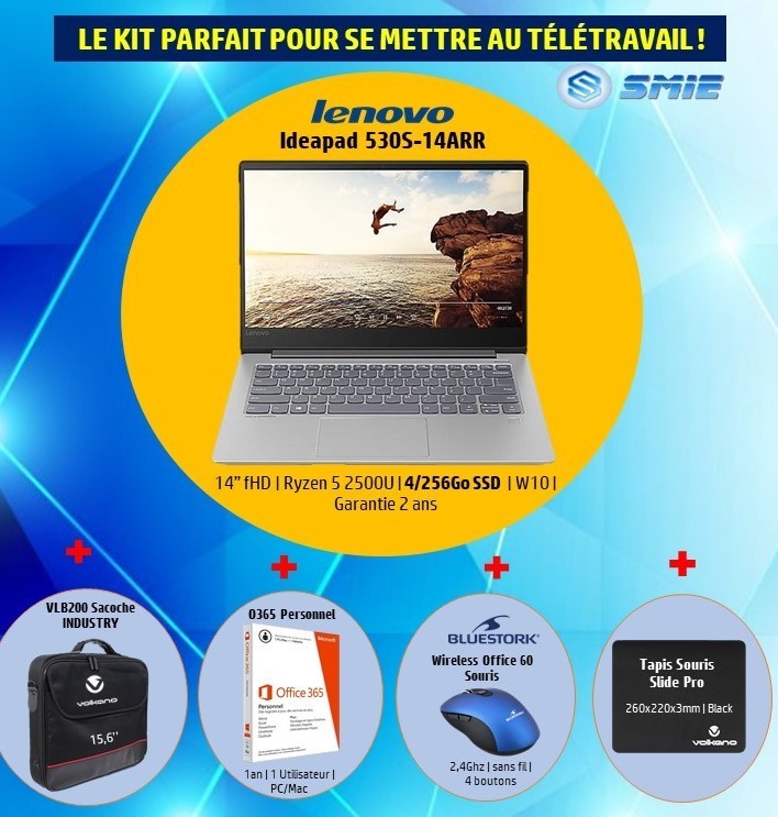 PC Portable 14-EM0000NF Ryzen 7 7730 16/512Go Argent - HP - POR_HP_7Q885EA  