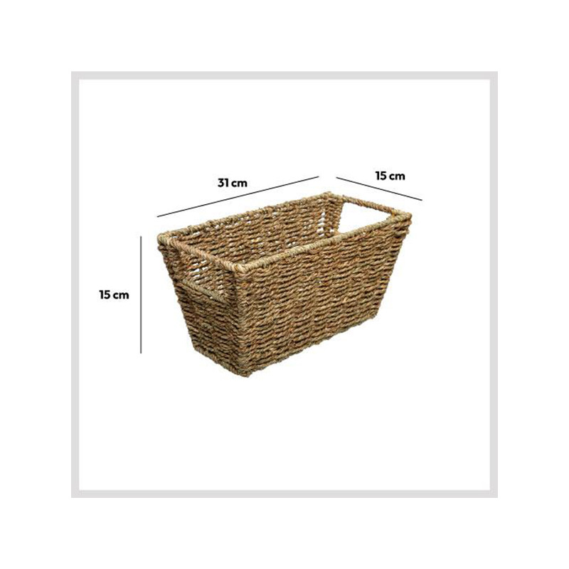 Panier de rangement Mix N Modul en roseau 15x31cm - 5FIVE