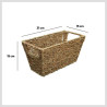 Panier de rangement Mix N Modul en roseau 15x31cm - 5FIVE