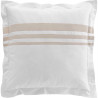 Parure de lit 3 pièces Margaux 240x220cm Blanc - DOUCEUR D'INTERIEUR