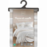 Parure de lit 3 pièces Margaux 240x220cm Blanc - DOUCEUR D'INTERIEUR
