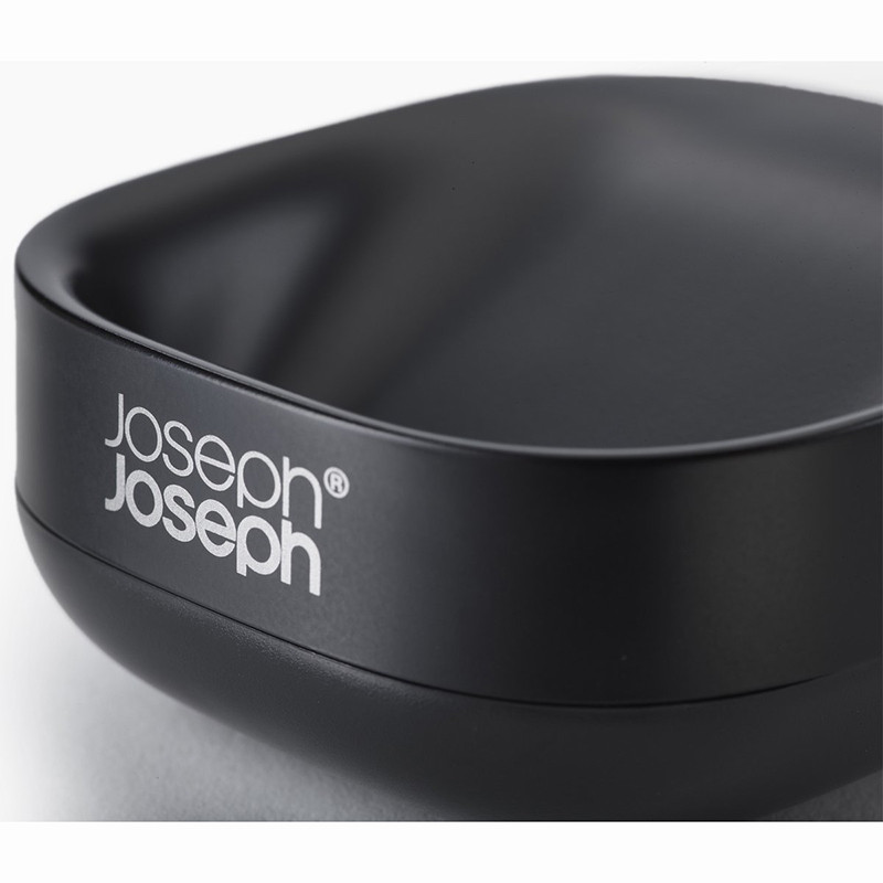Porte-savon compact Slim Noir - JOSEPH JOSEPH