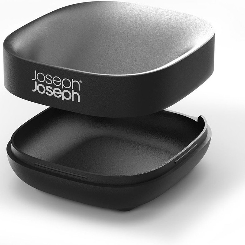 Porte-savon compact Slim Noir - JOSEPH JOSEPH