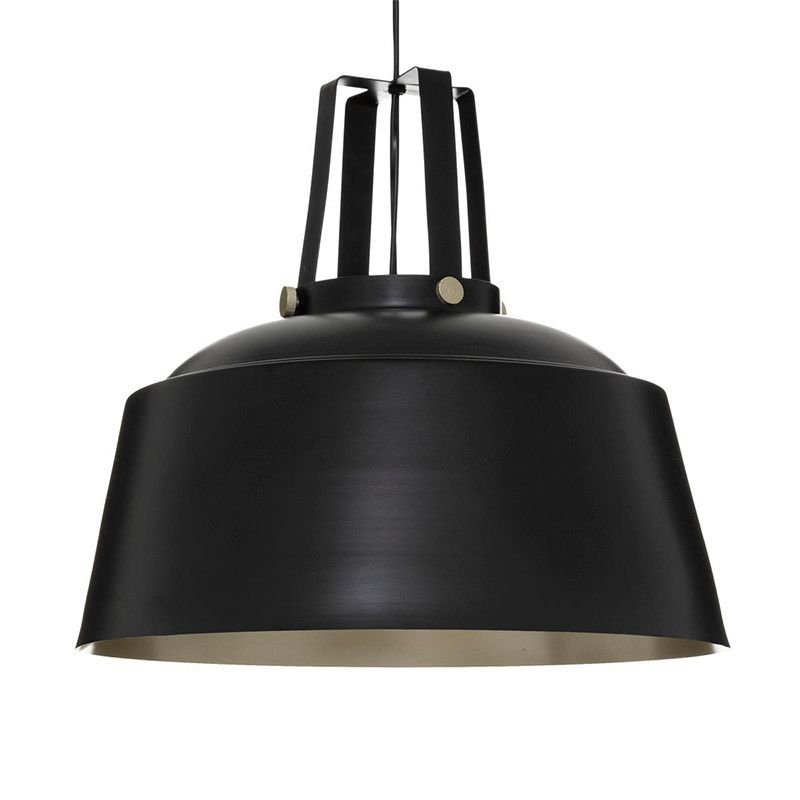 Suspension Soul en métal E27 D35cm Noir - ATMOSPHERA