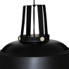 Suspension Soul en métal E27 D35cm Noir - ATMOSPHERA