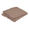 Lot de 2 serviettes de table en coton Maha 40x40cm gris - ATMOSPHERA