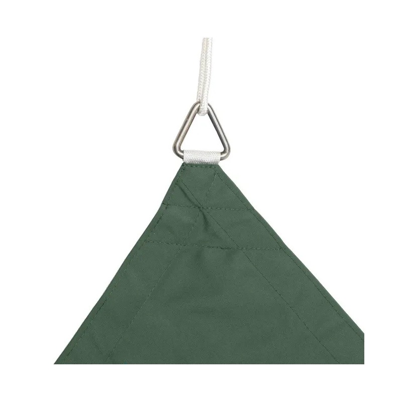 Voile d'ombrage rectangulaire Shae Vert olive
