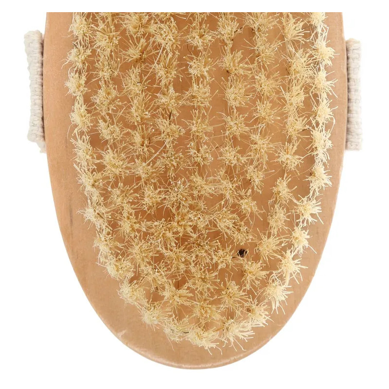 Brosse de bain manche détachable bois