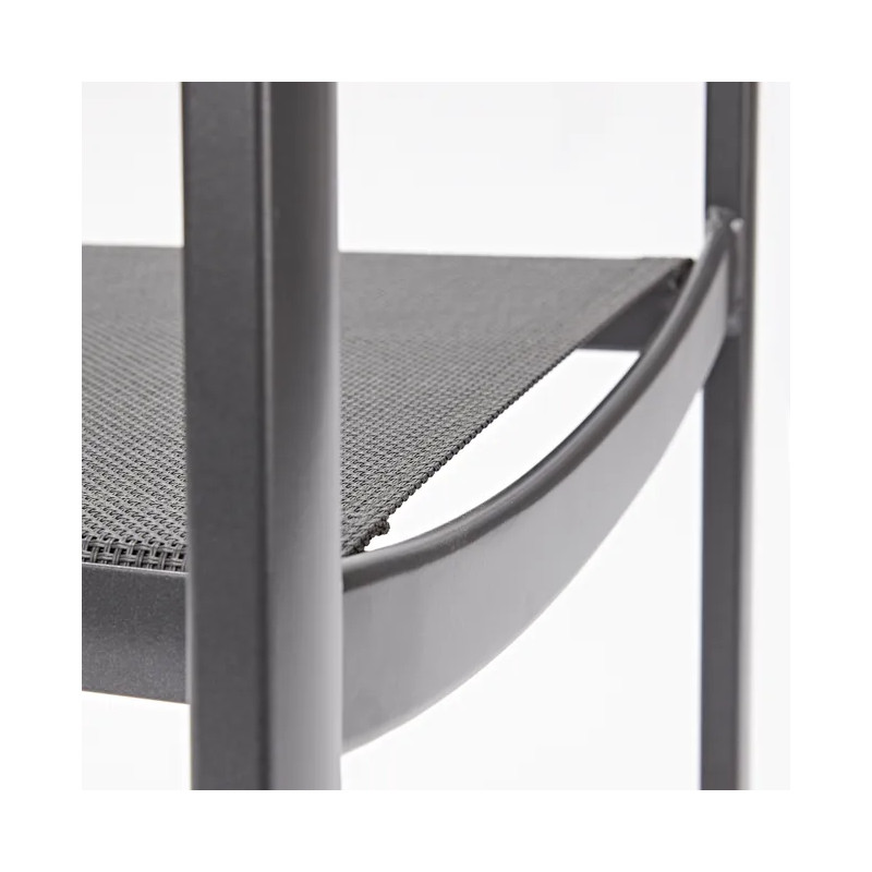 Fauteuil de jardin Oris en aluminium et eucalyptus