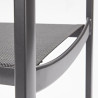 Fauteuil de jardin Oris en aluminium et eucalyptus
