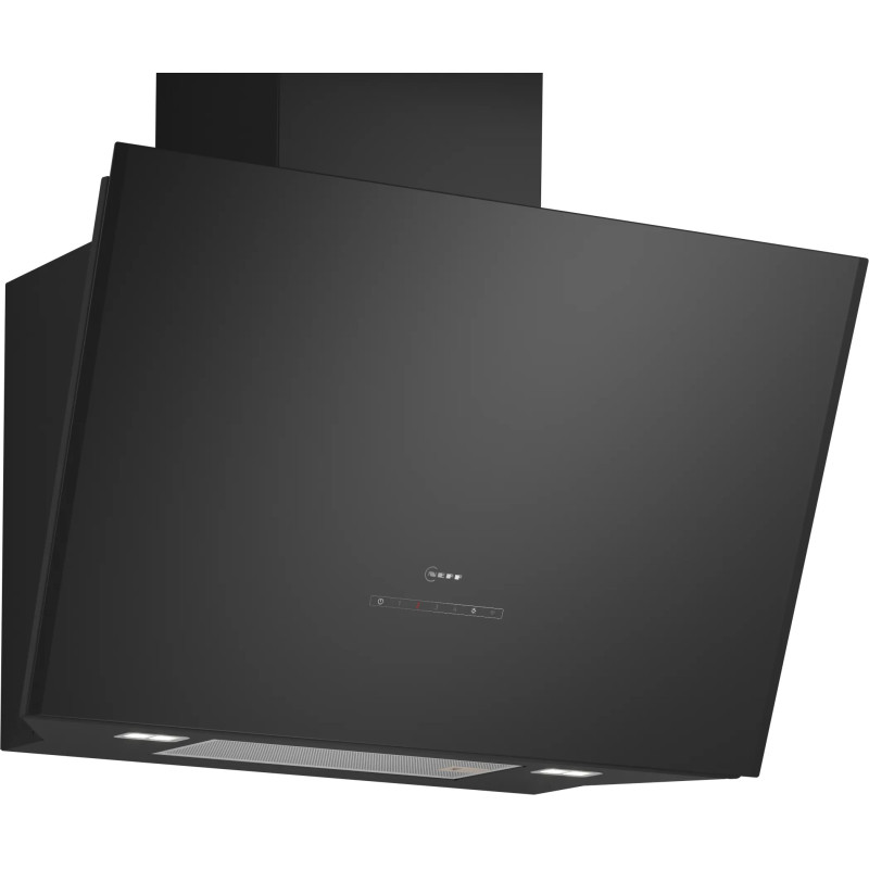 Hotte décorative Inclinée 80cm 432m3/h Noir - NEFF - D88IAN2S0