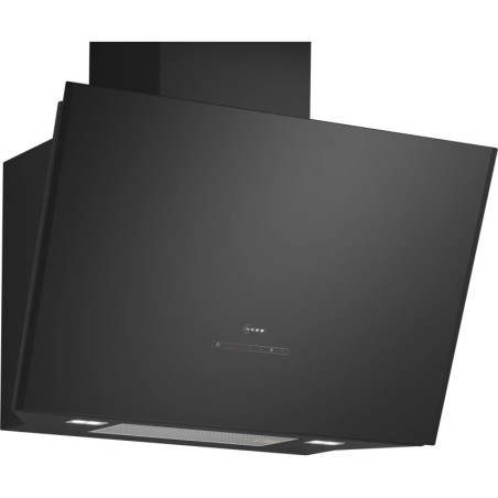 Hotte décorative Inclinée 80cm 432m3/h Noir - NEFF - D88IAN2S0