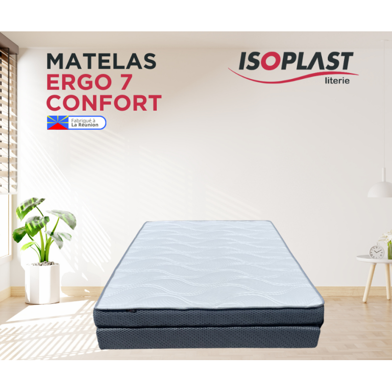 Matelas Ergo 7 160x200cm - ISOPLAST - 13006515