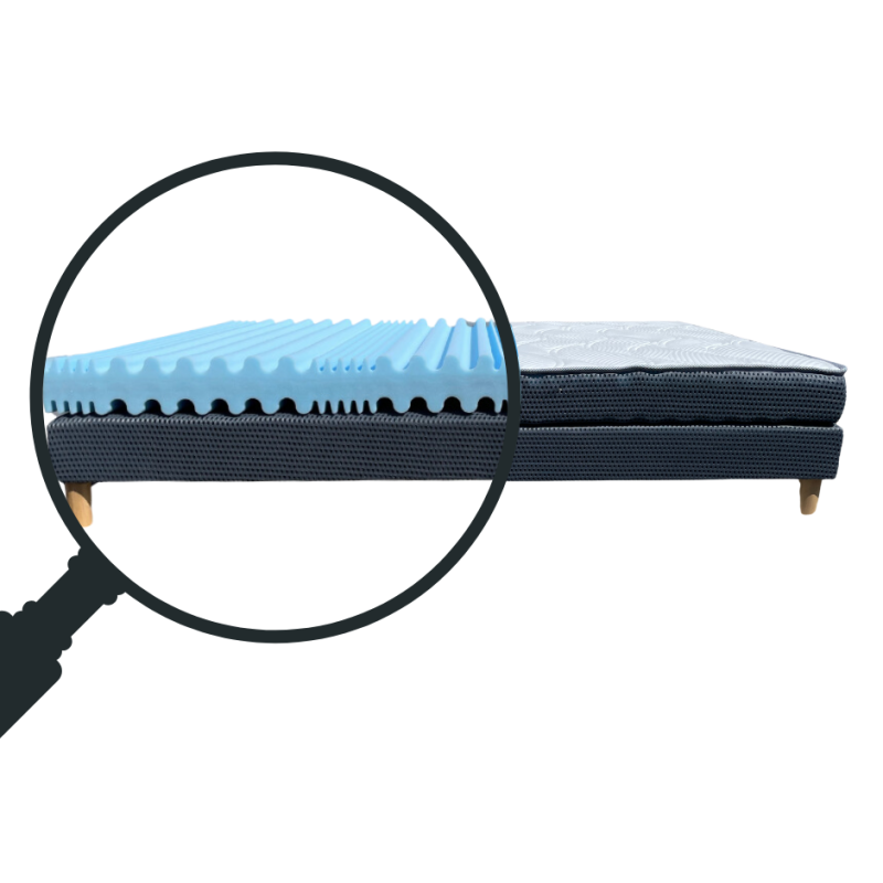 Matelas Ergo 7 160x200cm - ISOPLAST - 13006515
